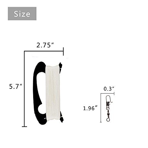 Usatdd 328 Feet Kite Spool 3 Pack, Total 1000 Feet Kite Spool Handle With Line String Winding Board Outdoor Sports Tool With Connector Ready Black,Pack Of 3 (3 Pack) #TOP1