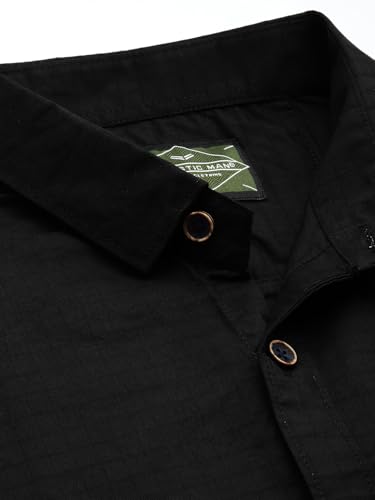 Image of Majestic Man Comfort Slim Fit Solid Pure Cotton Casual Shirt