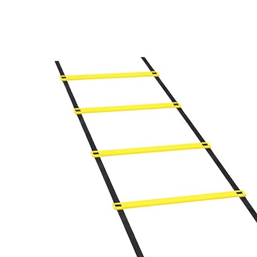 2 set of Agility Ladder Adjustable Soccer with Carry Bag for Rugby Workout Volleyball 500 cm 10 Sections - Image 9