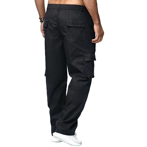 WZIKAI Mens Cargo Pants Casual Joggers Sweatpants Athletic Workout Hiking Pants with Multi-Pockets2