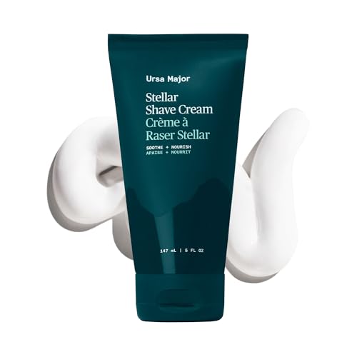 Ursa Major Natural Shave Cream | Non-irritating, Vegan and Cruelty-Free | Formulated for Men and Women | 5.3 ounces