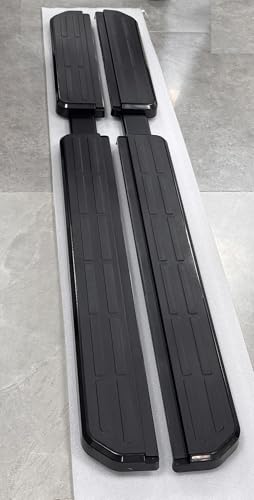 2PCS Estribos Anchos 6'' ABS Negro para Jeep Compass 17-22 miniatura 3
