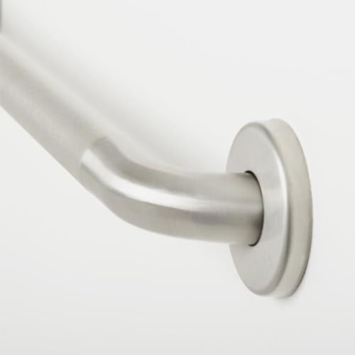 Seachrome 32" Wall Mount Grab Bar, 1 ¼" Diameter, Concealed Flanges, ADA Compliant, Peened with Satin Ends by Seachrome - Image 4