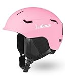 Jetblaze Casco Esquí Hombre Casco de Esquí Mujer Unisex Casco Snowboard Deportes de Nieve con Rejillas de VentilacióN Pc Shell EPS Core para Esquí Snowboard Casco de Nieve para Adultos Jóvenes