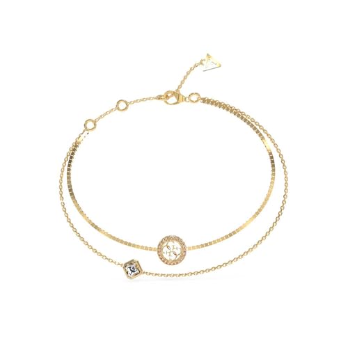 Bracelet GUESS 4G Crush JUBB04160JWYGS acier double pour vos soirées