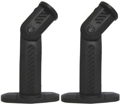 Miniatura 2 de VideoSecu 5 soportes universales para altavoces negros de lujo para paredes y techos MS26B5 1YR