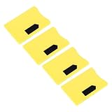 HEEPDD Shield-Kartenhalter, 10 Stück, Leichter RFID-blockierender Kartenhalter, Einfacher Zugang für die Fahrzeugverwaltung (Gelb)