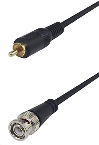 Wyvern BNC a RCA macho a macho, 75-ohm Video CCTV Cable 5 ft/1.5 M