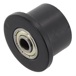 Rowing Machine Bearing Wheel Replacement,Gym 1*Pulley About 40g Accessories Black Equipment Parts for Fitness Equipment Rowing Machine Roller