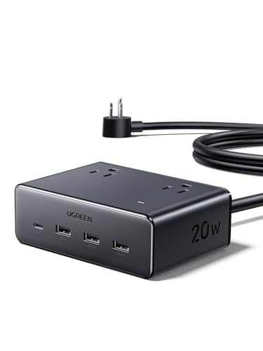 Cargador de Pared UGREEN 65W GaN USB-C 3 Puertos + Regleta 8 en 1 miniatura 2