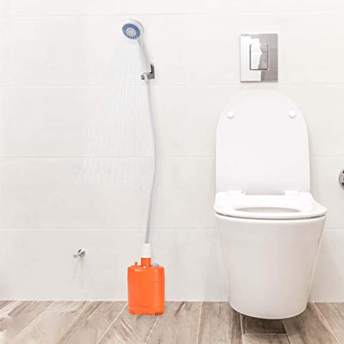 Littryee Ducha Portátil para Camping con Bomba Eléctrica Recargable, Manguera y Cable USB, Ducha para Viajes al Aire Libre miniatura 4