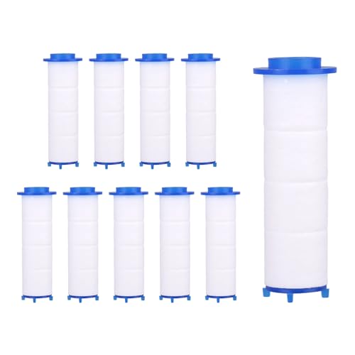 10pcs Shower Head Filter for Drivese Turbo Shower Head Filters Replacement Water Cartridge Filter Core for Drivese Handheld Showerhead