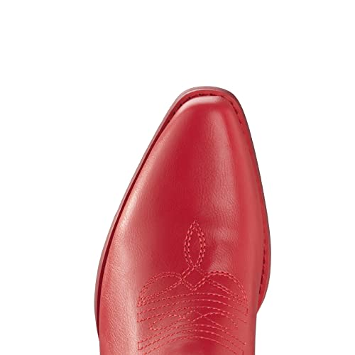 Image of IUV Cowboy Boots For Women Pointy Toe Women's Western Boots Cowgirl Boots Mid Calf Boots
