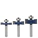 Pangyoo PYouo-Best Router bit 1/4 Shank T Type Bearings Milling Cutter Industrial Grade Rabbeting Bit Woodworking Tool Router Bits Durable Products (Cutting Edge Length : NO1)