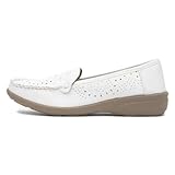 Softlites Doreen Womens White Casual Loafer - Size 5 UK - White