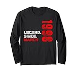 Photo Gallery nato nel marzo 1998 vintage birthday legend since march 1998 maglia a manica Photo Gallery nato nel marzo 1998 vintage birthday legend since march 1998 maglia a manica