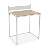Mesa Versa S3405646 Mesa de Escritorio Lily, Madera MDF, 50 X 90 X 70 Cm, Materiales Varios, Blanco