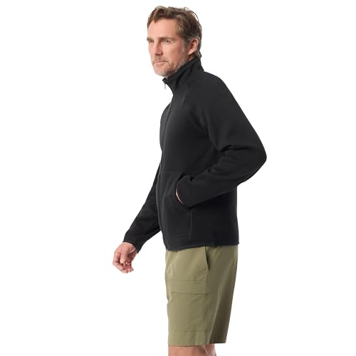 BASS OUTDOOR Men's Full Zip Front Long Sleeve Fleece Sweater Jacket Standard3