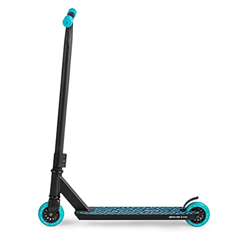 Image of SOKE Evo Stunt Scooter fur Extreme Skateparkfahrten - ABEC-9 Carbonlager aus verchromtem Stahl - PU-Rader 88A - Y-Bar-Lenker mit TPR-Griffen - Aluminium-Deck