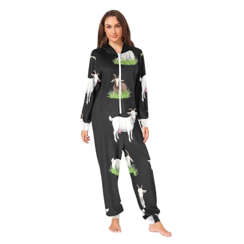 Disfraz de cabra negra para noches de invierno y fiestas de disfraces