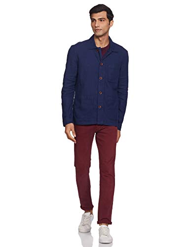 Image of Max Men's Solid Slim Fit Casual Shirt