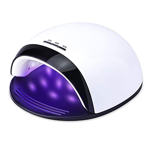 120W(max) Nageltrockner Lampe, UV LED Nagellampe, Nagellampe mit 30/60/90 Timer Einstellungen Professionelle Nail dryer…