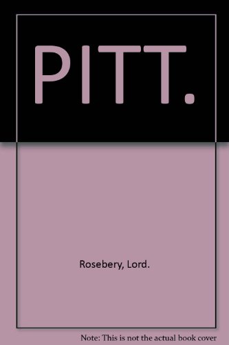 Pitt (Twelve English statesmen) [Unqualified] B000876YJG Book Cover
