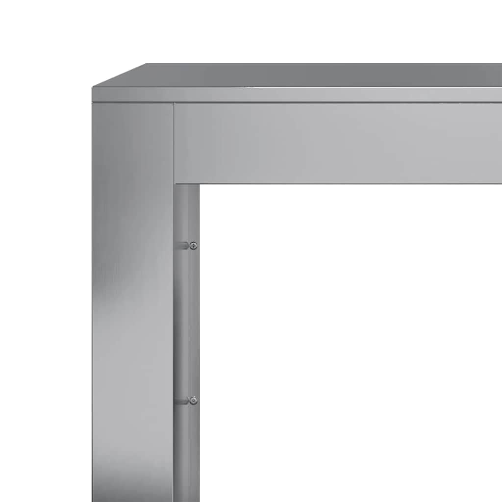 Brennholzregal aus verzinktem Stahl 100x40x80 cm kaminholzregal feuerholzständer holzkorb scheitholzablage für terrasse garten wohnzimmer kamin ofen lagerung ordnung