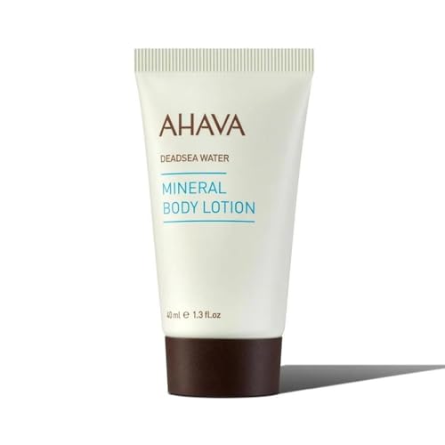 AHAVA Dead Sea Water Mineral Body Lotion - Daily Moisturizing & Hydrating Body Lotion with Osmoter Exclusive blend of Dead Sea Minerals & Nourishing Botanical Extracts Original 1.3 fl.oz