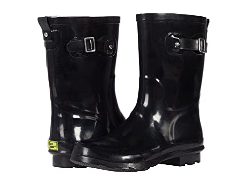 Western Chief Waterproof Mid Rain Boot Solid Black 8 M #TOP6