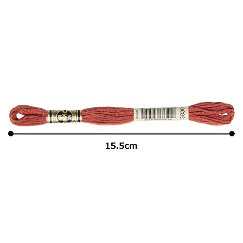 Image of DMC 6-Strand Embroidery Cotton Floss, Terra Cotta