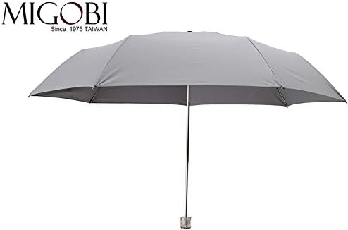 Migobi Lightweight Ultrathin Compact Totes Travel Umbrella,Portable and UPF 50+,Candy Color Style Slip-Proof Handle Female Easy Carrying Mini Anti uv Parasol 7820
