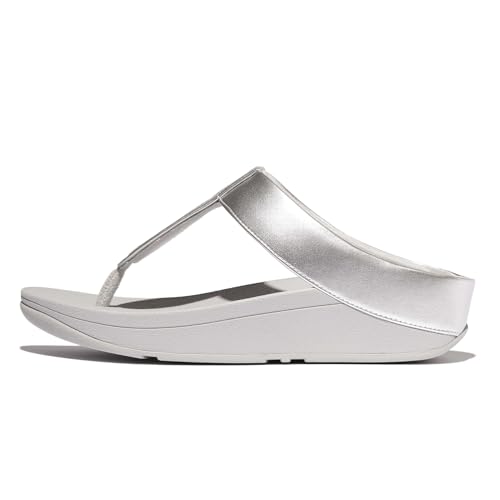 Image of FitFlop Women's FINO Glitterdust Metallic Toe Post Flip Flop Sandal