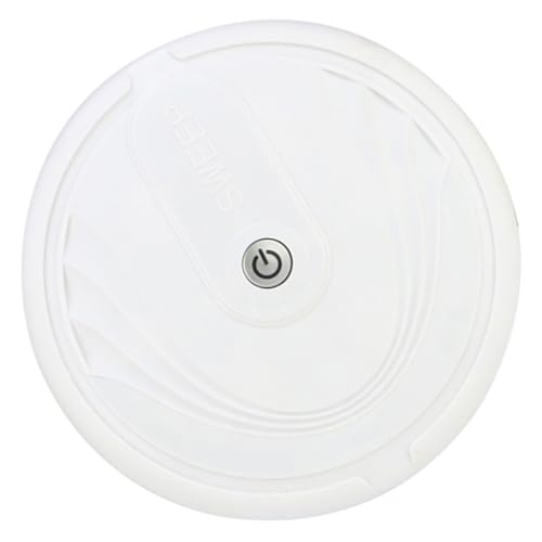 Ipetboom Robot Aspirateur Balayeur Automatique Blanc Abs Capteur De Poussière Et Aspiration Puissante Pour Maison, Nettoyage Intelligent Multi-fonctions Sans Batterie, Nettoyage Sols Quotidien