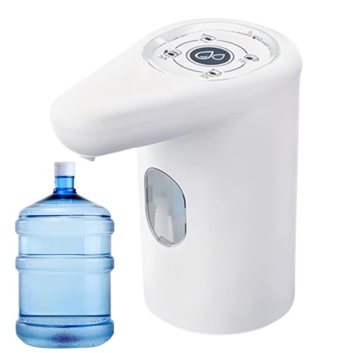 Bomba eléctrica de agua recargable USB con 4 velocidades para garrafas 2