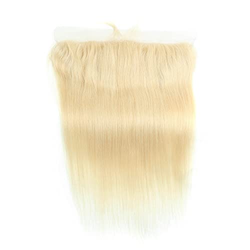 613 Frontal Closure 13x4 Full Blonde Lace Ear To Ear Straight Closure Unprocessed Brazilian Virgin Human Hair With Baby Hair Free Part Natural Hair 18 Inch - Image 3