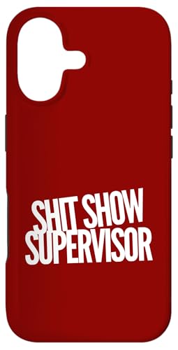 Shit Show Supervisor Funny ����ȑ�l�̃p�[�e�B�[���[���A �X�}�z�P�[�X iPhone 17 �p