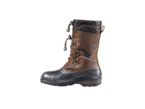 Image of Baffin Men's MOUNTAIN Warm Waterproof Moisture-Wicking Slip-On Style Full Grain Leather Upper Snow Boots | Arctic Rated