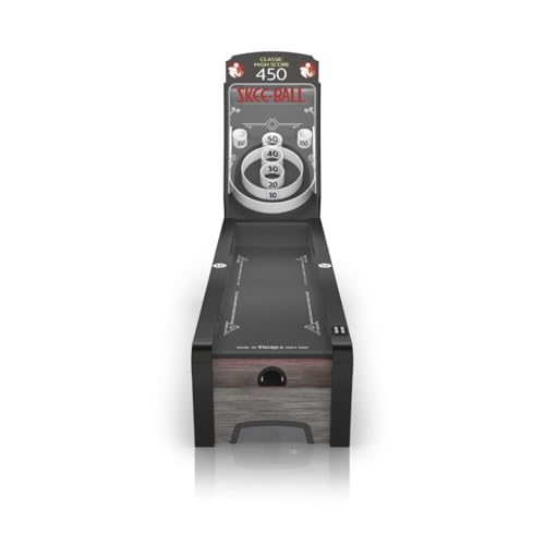 Image of Skee-Ball Arcade Table Machine Game for Home Basement Recreation Room - Premium Nostalgic Classic Fun of Roll and Score - Made in The USA