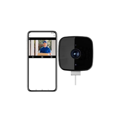 SakerPlus Cameras for Home Security Smart 2k Window Security Camera 2K Window Camera with Night Vision No-Drill Window Mount for Home Entryway Yard Driveway