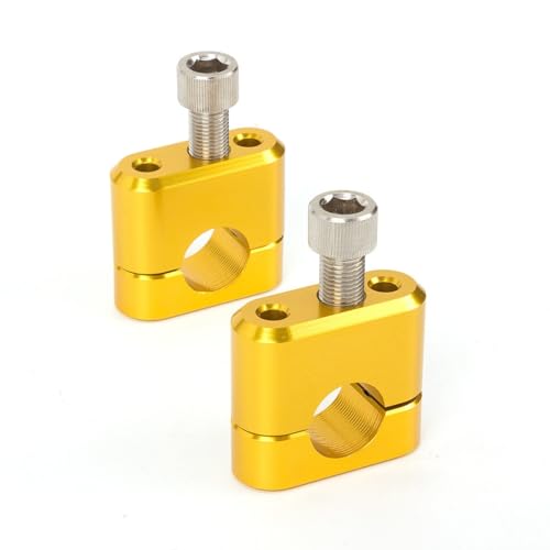 Risers guidon moto robustes en alliage pontets de rehausse précis 22-28mm pour un ajustement stable