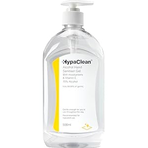 Safety First Aid Group HypaClean Alcohol Hand Sanitiser Gel (500 ml)