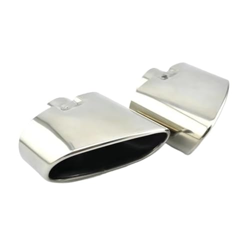 Échappement chromé double tuyau en acier inoxydable résistant pour purifier le look de votre BMW X5