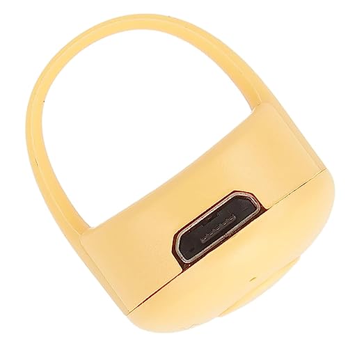 Image of Reels Scroll Remote, Bluetooth Remote Control Photograph Page Turner, Mini Instagram Reels Scrolling Ring, Wireless Camera Shutter Selfie Fingertip Video Controller for Phone (Yellow)