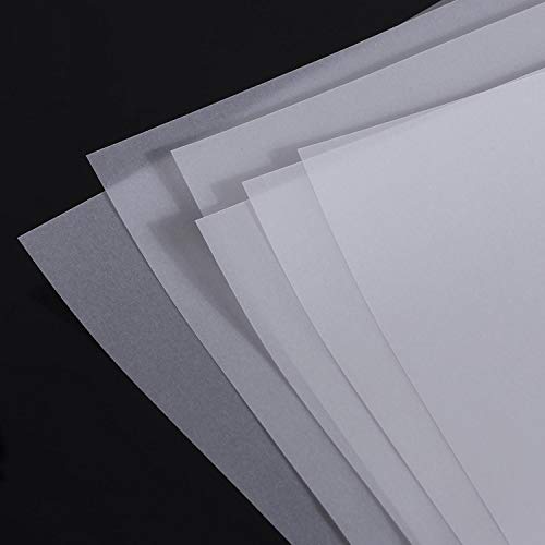 150 Sheets Vellum Papers- White Translucent Sketching and Tracing Paper for Creative Invitations, Card Insert Tissue, Photo Overlays, Scrapbooking( 8.2 x 11.7 inch)