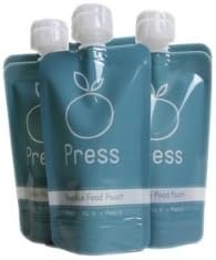 Press Pouch Reusable Food Pouches - 6 Pack