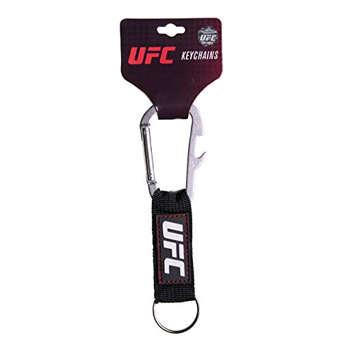 UFC KEYCHAIN CARABINER LOGO, Black, ONE SIZE by Pro Specialties Group - Used condition - US$7.51