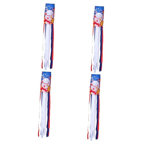 Décoration suspendue windsock sushi drapeau jardin extérieur 4pc - 2