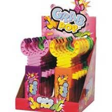 Kidsmania Grab Pop Candy, 0.59 Ounce -- 12 cartons.