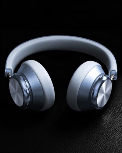 Image of Wentronic Y03 Bluetooth Headphones Wireless Active Noise Cancelling Over Ear Headphones 48 Hours Playtime High Sound Quality 6 EQ Music Mode Headphones with Soft Ear Cushion - Blue